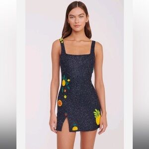 STAUD LE SABLE DRESS | FRUIT SALAD